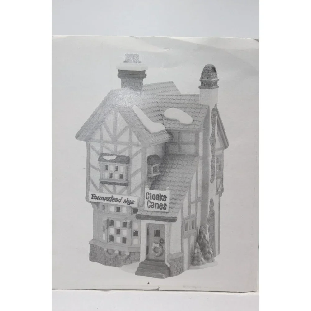Dept 56 Dickens Village - Bumpstead Nye Cloaks & Canes